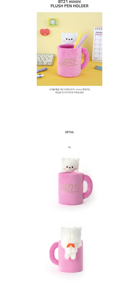 BTS x BT21 MININI PLUSH PEN HOLDER RJ