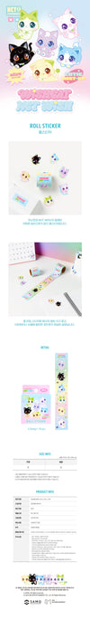 NCT wish - wishcat x NCT wish official md roll sticker