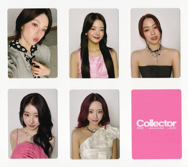ITZY Japan 2nd Album COLLECTOR POB Photocard OT5 Set – Kpop Omo