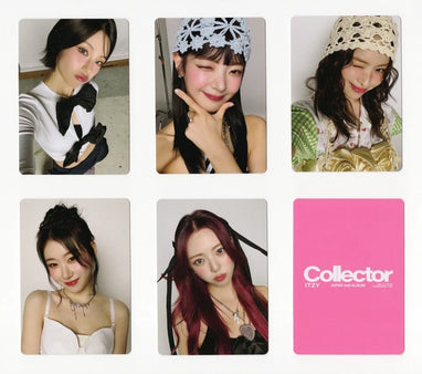 ITZY Japan 2nd Album COLLECTOR POB Photocard OT5 Set – Kpop Omo
