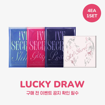 IVE 4th Ep Album - Ive Secret (Withmuu Lucky Draw Event)