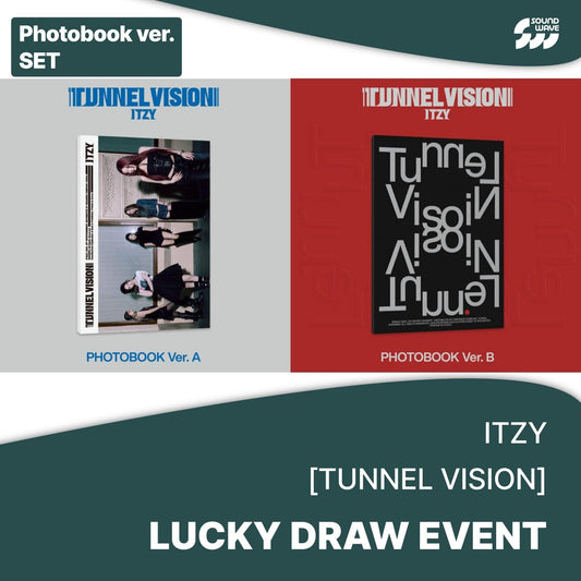 Itzy - tunnel vision mini album soundwave lucky draw event photobook ver set