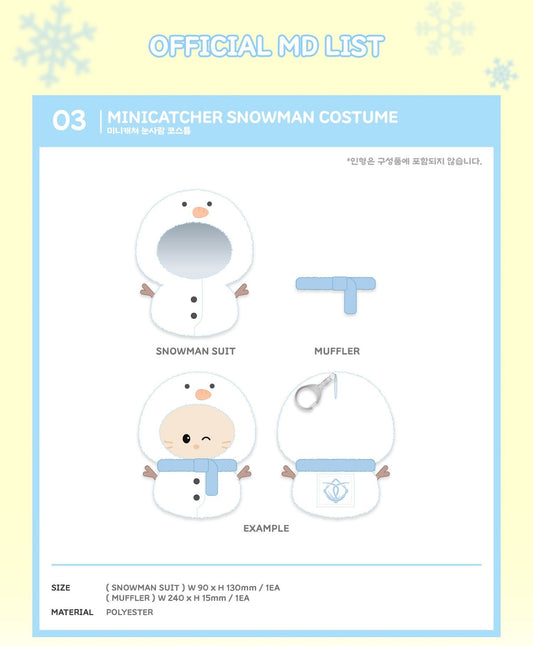 Dreamcatcher - minicatcher winter edition official md snowman costume
