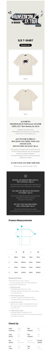 BTS jin - #runseokjin_ep.tour_encore official md s/s t-shirt wootteo ver.