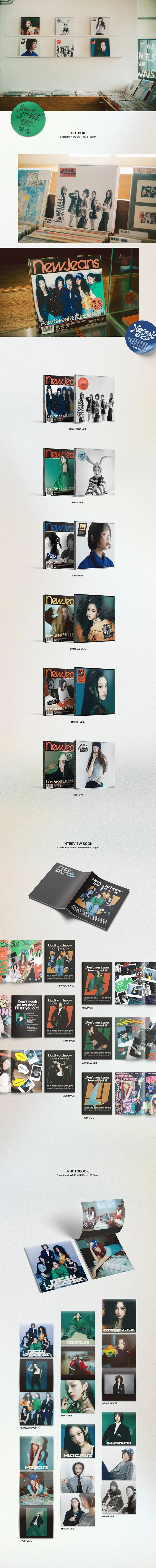NewJeans - How Sweet Standard Album (6 Version Set) – Kpop Omo NewJeans - How Sweet Standard Album (6 Version Set) – Kpop Omo