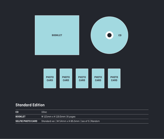 TXT 4TH SINGLE JAPAN ALBUM - CHIKAI (STANDARD EDITION)