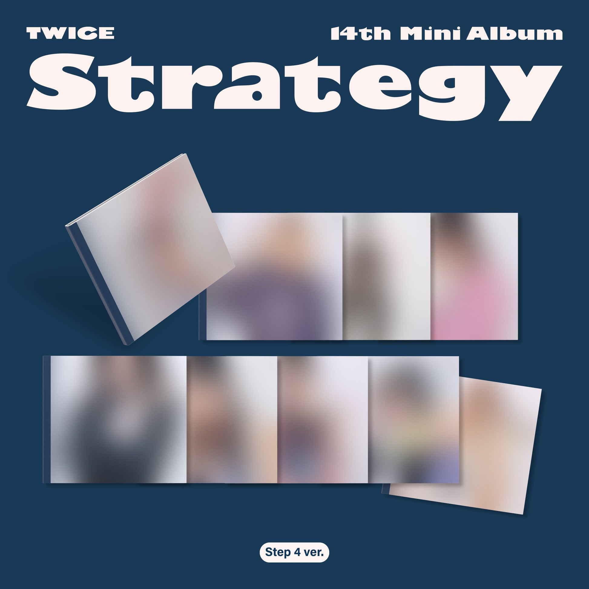 TWICE - STRATEGY 14TH MINI ALBUM STEP 4 VER SET