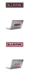 Blackpink - blackpink logo official md sticker (l)