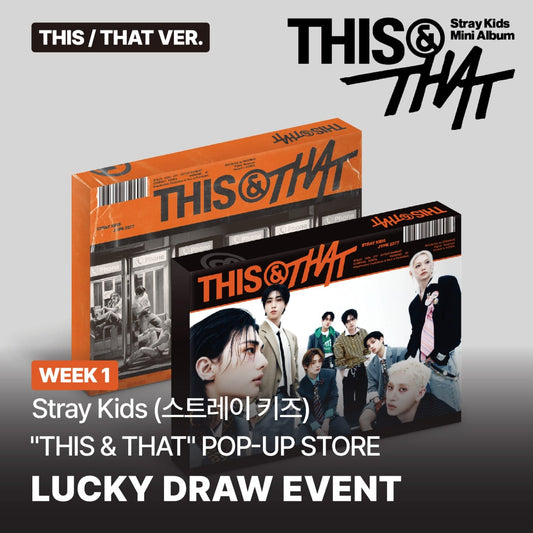 Stray Kids - This & That 10th Mini Album Pop Up Store Week 1 Lucky Draw Event Standard Random