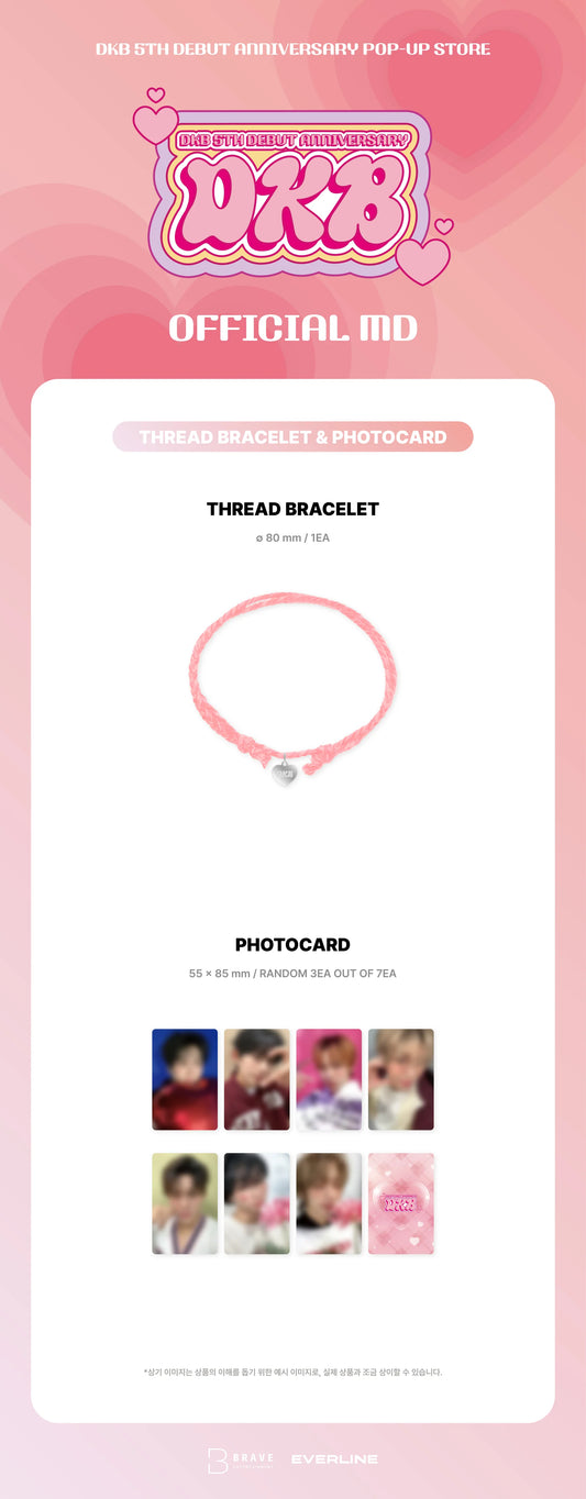 DKB - 5th Debut Anniversary Pop up Store Official MD Thread Bracelet