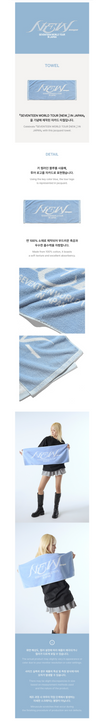 Seventeen - new_ world tour in japan official md towel