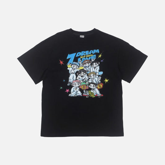 NCT DREAM - Time Riders Pop Up Official MD T-Shirt Illustration Ver