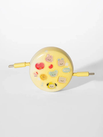 Bt21 - Cosmic Travel Collection 100w Retactable Usb-c Cable (minini 150cm)