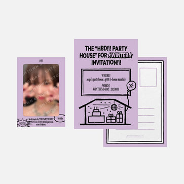AESPA WINTER - Artist Birthday Party Card – Kpop Omo