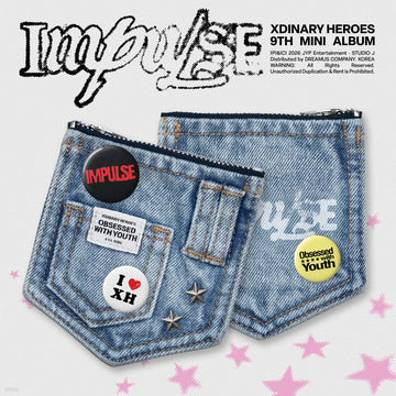 Xdinary Heroes 9th Mini Album - IMPULSE [DENIM POUCH Ver.]