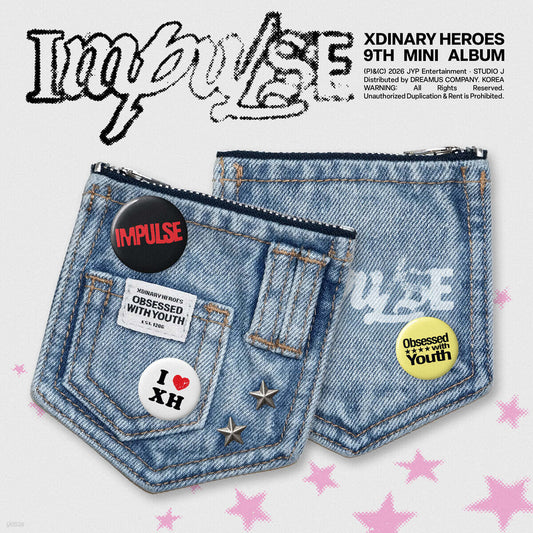 Xdinary Heroes 9th Mini Album - IMPULSE [DENIM POUCH Ver.]