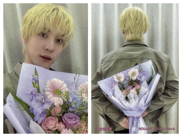 ATEEZ Golden Hour Part 5 POB Photocard - Flower Double Sided Ver