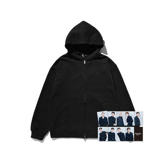 Seventeen - new_ world tour in japan official md zip up hoodie black