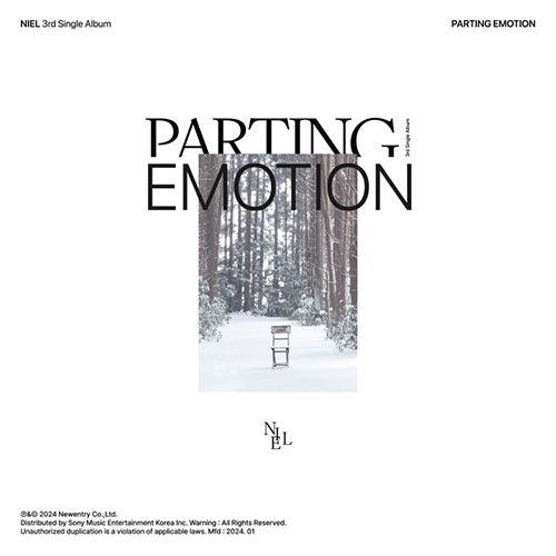 NIEL 3RD SINGLE ALBUM - PARTING EMOTION