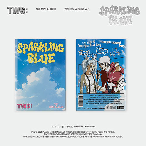 TWS 1ST MINI ALBUM - SPARKLING BLUE (WEVERSE ALBUMS VER.)