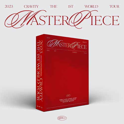 CRAVITY - MASTERPIECE 2023 CRAVITY THE 1ST WORLD TOUR DVD KIT VIDEO