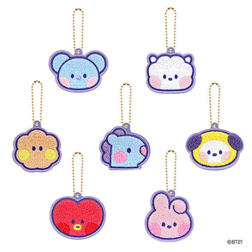 BTS x BT21 Minini Boucle Keyring - Kpop Omo