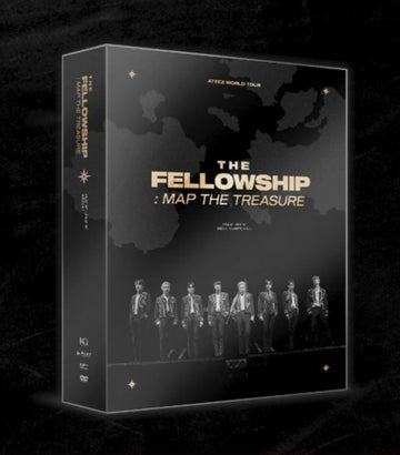 Official ATEEZ The Fellowship Map The Treasure Seoul DVD - Kpop Omo