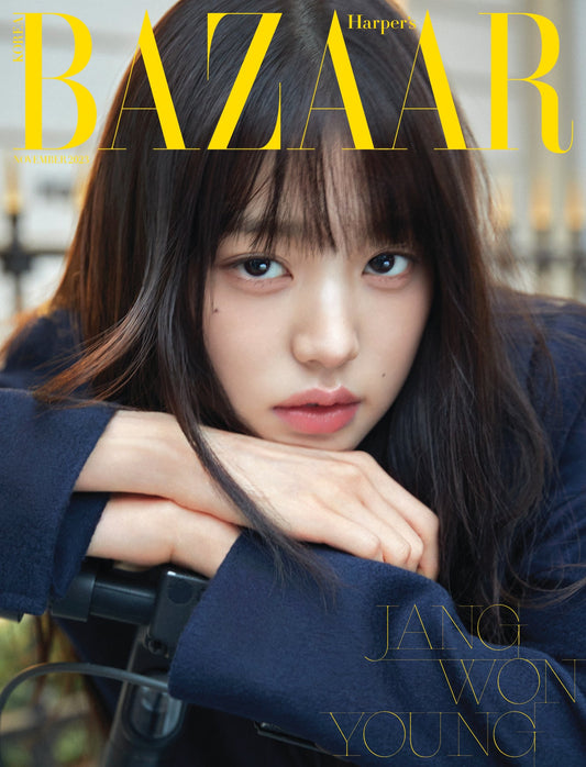 IVE JANG WONYOUNG (G)I-DLE MINNIE BAZAAR MAGAZINE (NOVEMBER 2023 ISSUE)