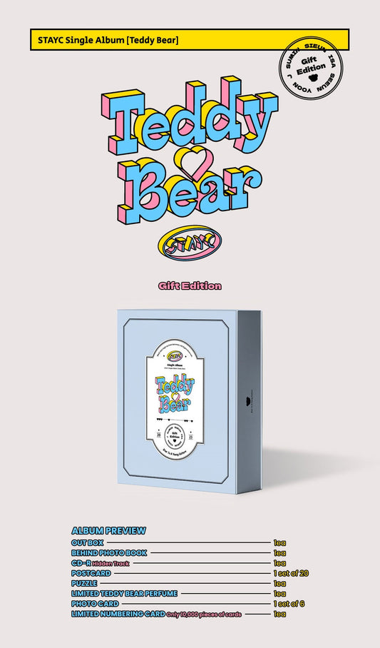 STAYC 4th Single Album - Teddy Bear (Gift Edition Version)