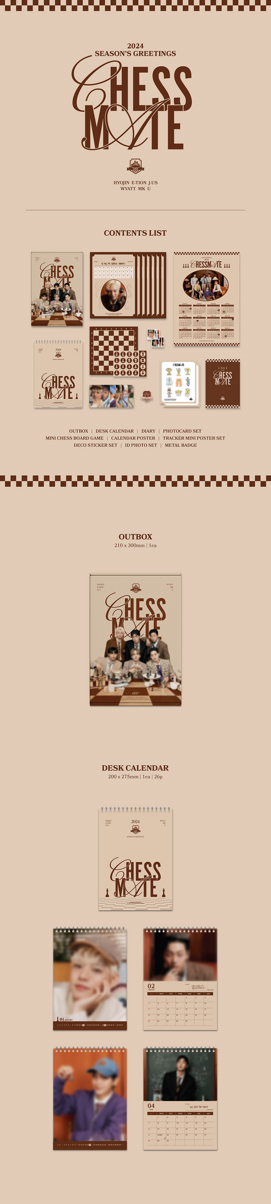 ONF - CHESSMATE 2024 SEASON'S GREETINGS