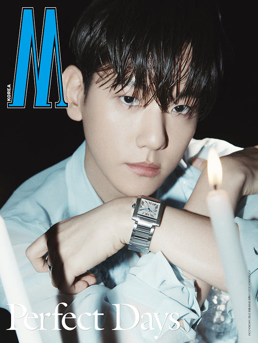 EXO's Baekhyun on Cover of W KOREA Magazine (2023 Vol. 3) - Kpop Omo