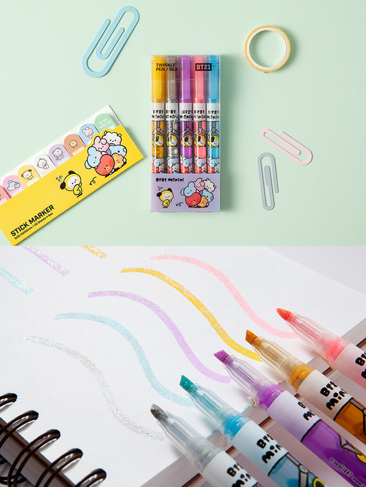 BT21 MININI TWINKLE PEN 5EA