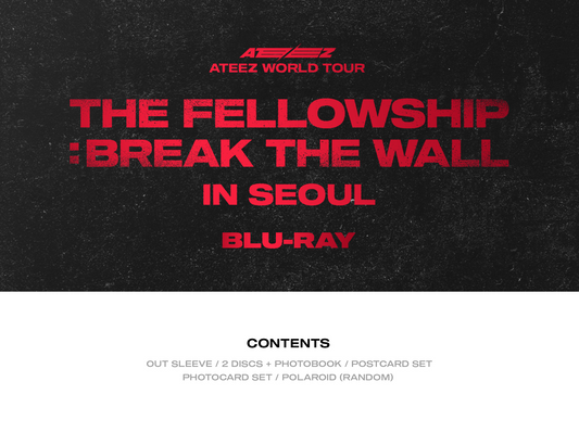 ATEEZ World Tour - THE FELLOWSHIP BREAK THE WALL IN SEOUL BLU-RAY