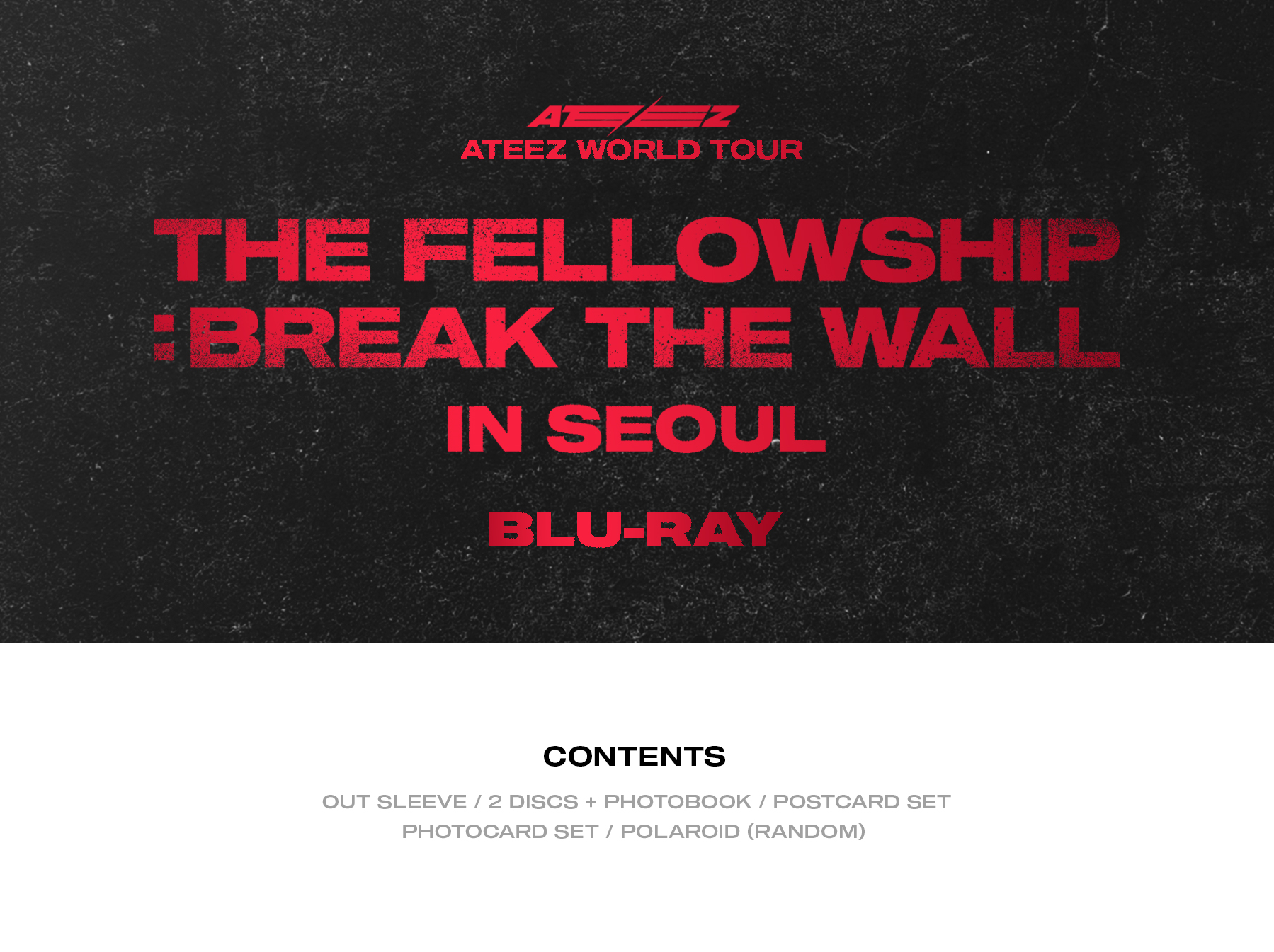 Ateez - The Fellowship : Break The Wall in Seoul DVD