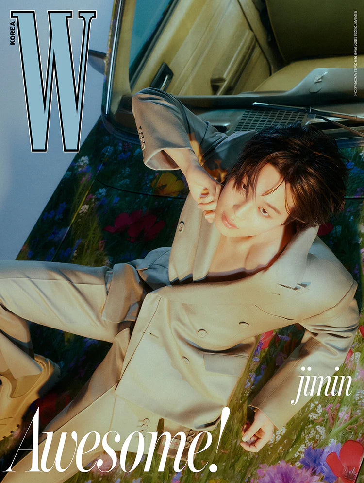 BTS JIMIN on W Korea Magazine Cover (2023 VOL.2 Issue)