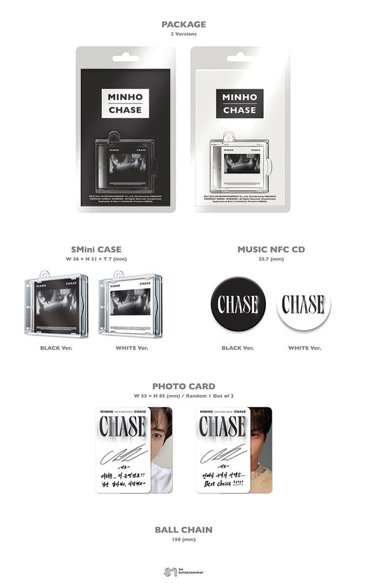 SHINEE MINHO 1st Mini Album - CHASE (Smini Version) - Kpop Omo