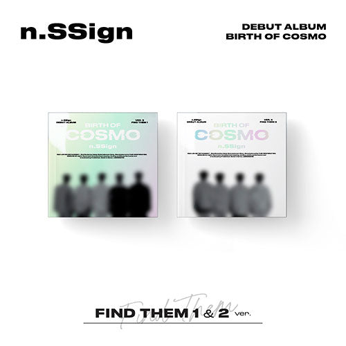 N.SSIGN DEBUT ALBUM - BIRTH OF COSMO (FIND THEM 1 FIND THEM 2 VER.)