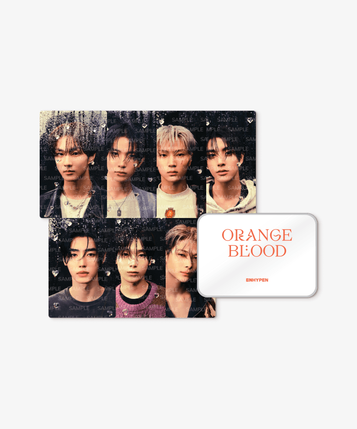 ENHYPEN OFFICIAL MD - ORANGE BLOOD 5TH MINI ALBUM – Kpop Omo