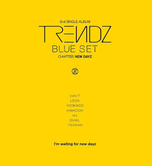 TRENDZ 2nd Single Album - BLUE SET Chapter NEW DAYZ