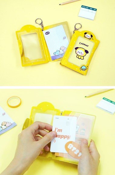 BT21 Minini Photocard Holder w/memo & sticker – SEOUL SUNNY