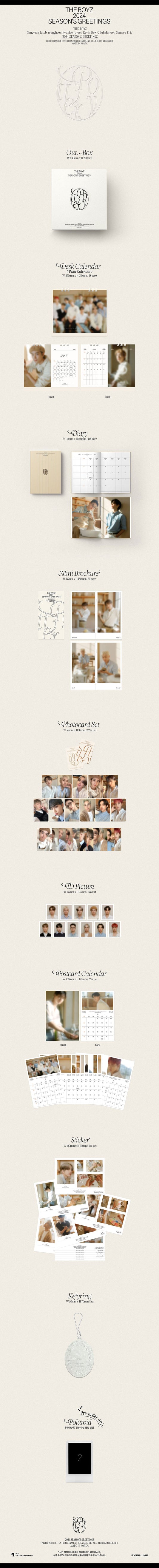 THE BOYZ - THE BOYZ POTTERY 2024 SEASON'S GREETINGS