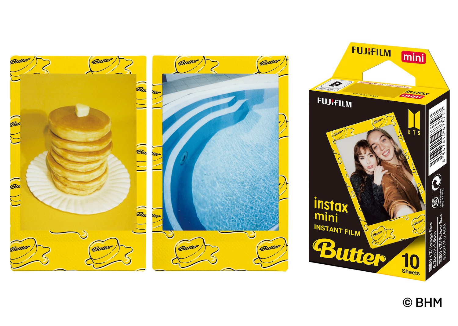 Instax deals Mini BTS Butter Version + Butter Mini Film