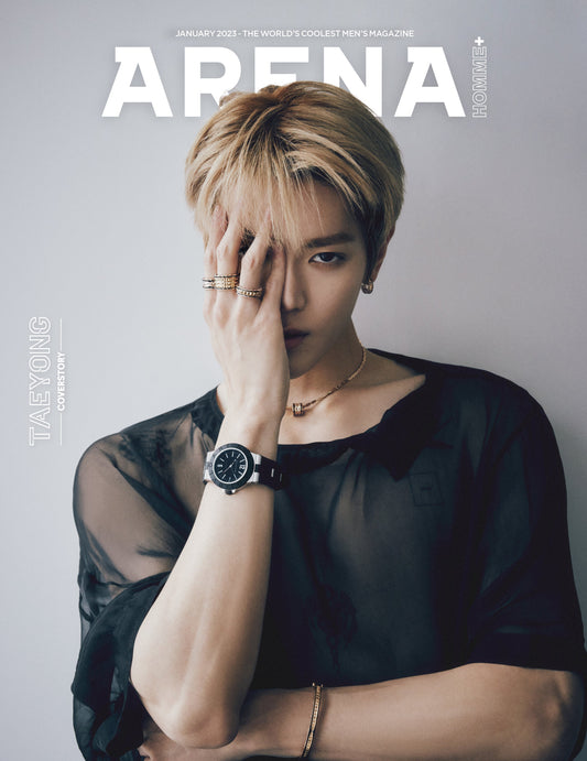NCT TAEYONG on Arena Magazine 2023 Cover (Jan 2023 Issue) - Kpop Omo