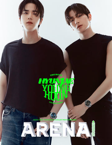 THE BOYZ HYUNJAE YOUNGHOON COVER ARENA HOMME MAGAZINE (AUGUST 2023 ISSUE)