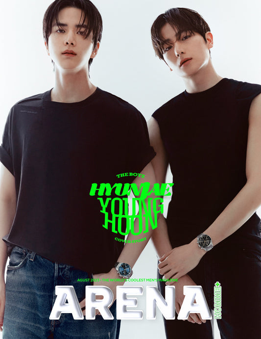 THE BOYZ HYUNJAE YOUNGHOON COVER ARENA HOMME MAGAZIN (AUSGABE AUGUST 2023) 