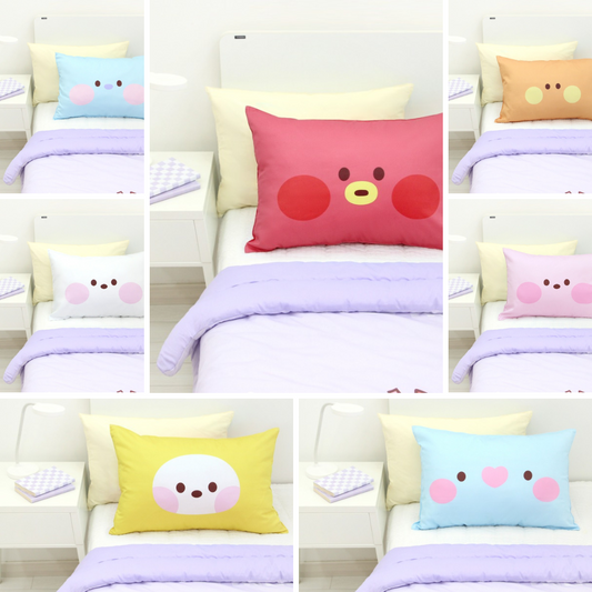 BT21 Minini Face Pillow Cover