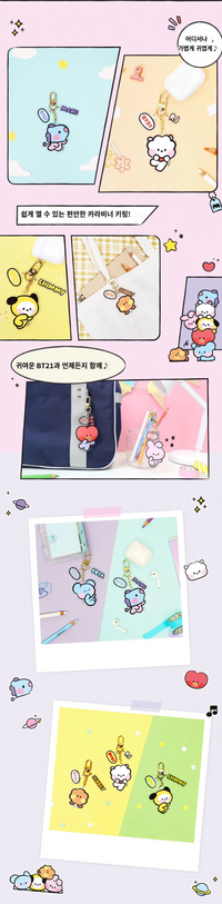 BTS x BT21 MININI ACRYLIC KEYRING VER.3 – Kpop Omo