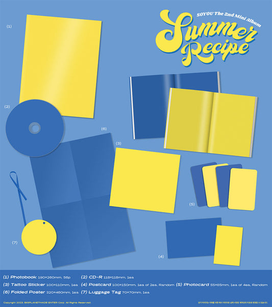 SOYOU 2ND MINI ALBUM - SUMMER RECIPE