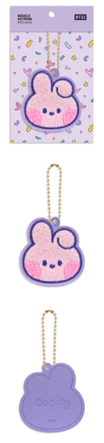 BTS x BT21 Minini Boucle Keyring - Kpop Omo