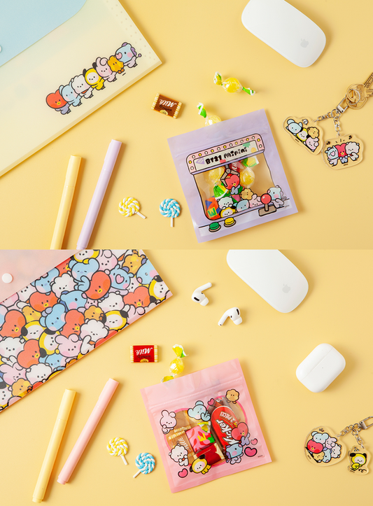 BTS x BT21 ZIPPER BAG